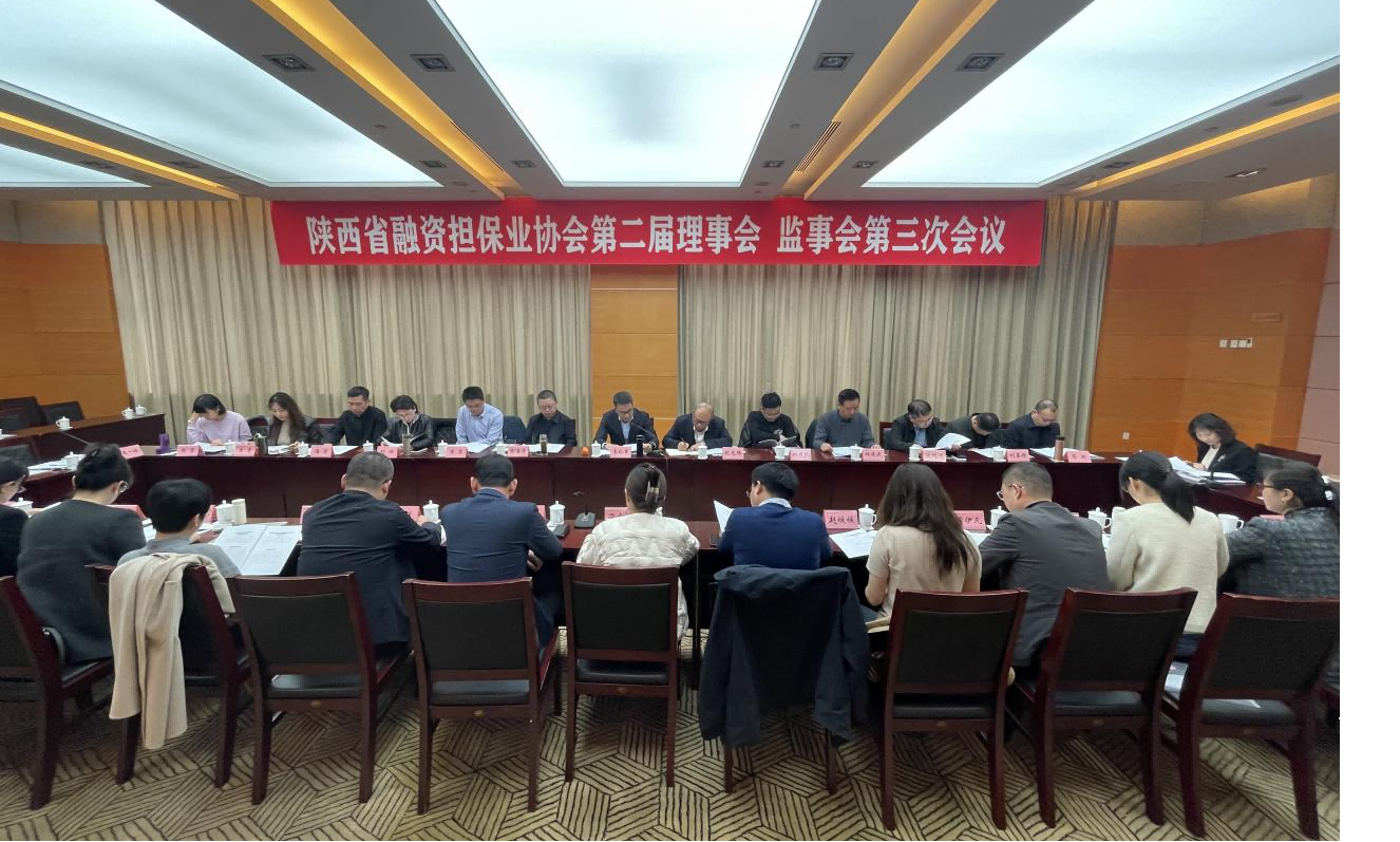 陕西省融资担保业协会第二届理事会 监事会第三次会议在西安召开